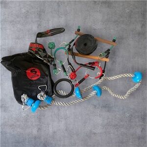 Slackers NinjaLine Warrior Obstacle Course Slackline |AmericanNinja Warrior|New